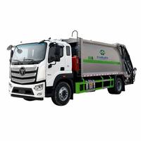 Camion à ordures compacteur Foton 18 tonnes Cummins 240 CV 15m3 pour l'assainissement urbain