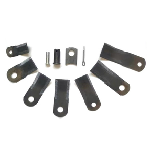 Lame de <span class=keywords><strong>broyeur</strong></span> à marteaux droite de 105 mm de long, 50 mm de large et 5 mm d'épaisseur, pièce de rechange pour tondeuse et <span class=keywords><strong>broyeur</strong></span> d'aliments - Product Image 6