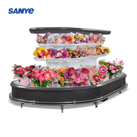 Présentoir à fleurs réfrigérateur congélateur réfrigérateur vitrine réfrigérateur réfrigérateur à fleurs d'occasion