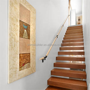 Kit <span class=keywords><strong>d</strong></span>'escalier flottant avec marches en béton préfabriquées et poutre métallique pour la <span class=keywords><strong>construction</strong></span> <span class=keywords><strong>de</strong></span> maisons modernes - Product Image 5