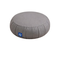 Bantal Yoga Labu dari Katun Murni dengan Pegangan dan Sarung yang Dapat Dilepas dan Dicuci untuk Meditasi dan Duduk di Lantai
