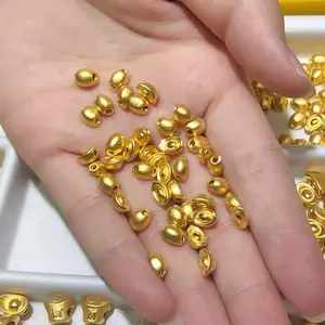 Regalo di nozze dei monili delle signore della collana au750 di fascino classico dell'oro duro 3D dell'oro massiccio 18 carati 24 carati