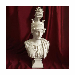 Décoration de jardin moderne belle femme nue bustes en pierre statue dame voilée buste en marbre <span class=keywords><strong>sculpture</strong></span> - Product Image 6