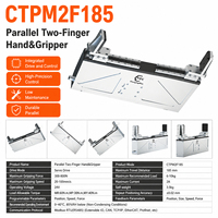 ChangingTek - Mano Robótica Servo Paralela de Dos Dedos CTPM2F185, 24 V, 48 W, 3.5 kg, Pinza Eléctrica Programable para Automatización de Laboratorio