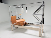 Cadillac de Pilates haut de gamme en bois d'érable avec Reformer 3-en-1 pour musculation et Reformer de Pilates avec cadre en aluminium