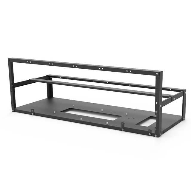 12 Graphics Video Card Rig Steel Opening Air Rig Frame Case Computer GPU Rig Rack for 6GPU 8GPU 12GPU in Stock