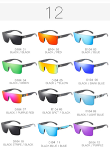 DUBERY 2026 Lunettes de soleil surdimensionnées pour hommes, montures bleues, rouges et jaunes, lunettes de soleil tendance, monture épaisse, lunettes de soleil de cyclisme, lunettes de soleil <span class=keywords><strong>Kingseven</strong></span> - Product Image 3