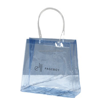 Sac en plastique transparent en PVC avec poignées Sac d'emballage cadeau transparent réutilisable