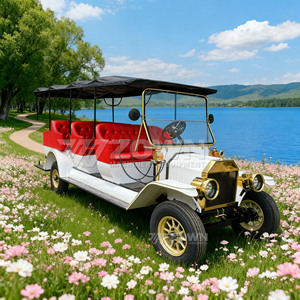 Creative Design <b>Cheap</b> Electric Classic Vintage Car Electric Classic Car Long Battery Life for Scenic Tour Classic Vintage Car - Product Image 5