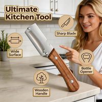 Multifunctionele handmatige metalen groenteschiller met roestvrijstalen mes voor gebruik in de keuken, geschikt voor aardappelen, fruit, groenten en wintermeloen.
