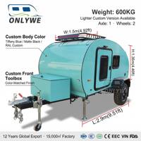 ONLYWE Fabricant chinois de remorques tout-terrain, remorques teardrop, mini-caravanes, caravanes de voyage, camping-cars pour l'exportation