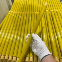 Tube d'isolation en fibre de verre FRP enroulé en filament, haute résistance, taille personnalisée, classe 35 kV F/H, qualité industrielle IEC pour