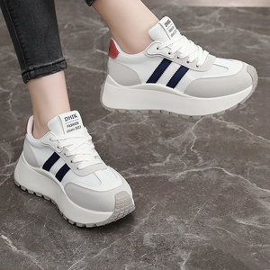 Zapatos Deportivos de Plataforma Antideslizantes para Mujer, Tendencia de Moda Otoño-Primavera, Hechos en China, Cierre con Cordones, Malla Transpirable para Verano - Product Image 5
