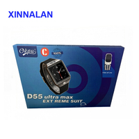 Reloj Deportivo D55 Ultra Max de Última Generación, Batería Externa, Auriculares Inalámbricos, Set de Regalo 7 en 1, Reloj Inteligente, Teléfono Celular