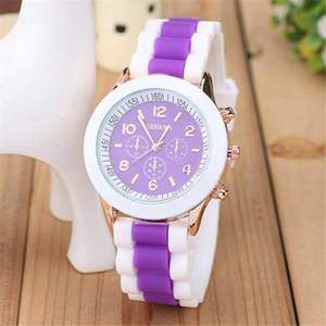 Orologio da <span class=keywords><strong>donna</strong></span> 12 colori nuovo arrivo, <span class=keywords><strong>orologi</strong></span> classici in gelatina di Silicone ginevra per <span class=keywords><strong>donna</strong></span> e uomo - Product Image 6