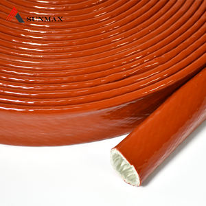 Rode Kleur E Glasvezel Gevlochten Glasvezel Sleeving - Product Image 4