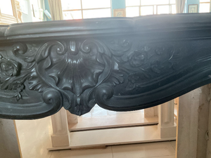 Customized Marble <b>Fireplace</b> Modern Hand Carved Luxury Dark/Black Jade Marble <b>Fireplace</b> Mantel Marble <b>Fireplace</b> Surround - Product Image 6