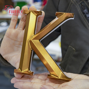 Tùy chỉnh Backlit vàng 3D Thư ký logo công ty dẫn đăng ký kênh thép không gỉ trong nhà ngoài trời cửa hàng kinh doanh signage - Product Image 6