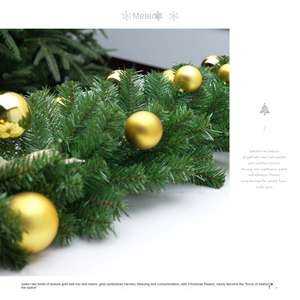 Decoración Navideña de PVC con Copos de Nieve, 270 cm, Decoración Moderna y Sencilla para Hoteles - Product Image 4