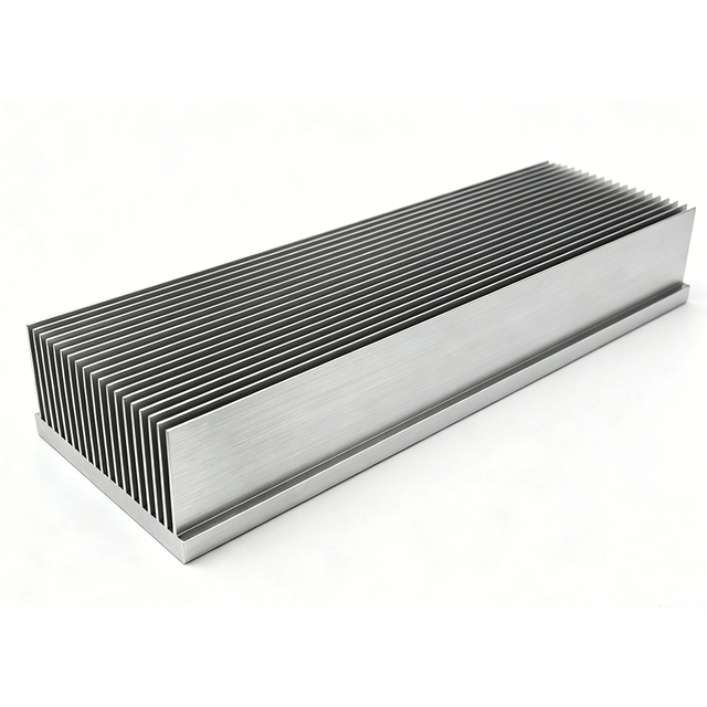High Cooling Performance Aluminum Heat Sink 80(W)*40(H)*240(L)mm High Density Fin Extruded Heatsink Profile