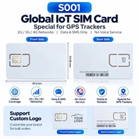 Carte SIM IoT à itinérance mondiale S001 pour traceur GPS