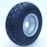 Pneus de karting haute performance ATV 16x8-7 avec jante en acier de 6 pouces, jantes de karting et pneus ATV pour adolescents