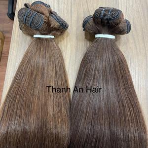 ผมต่อแบบชาวเวียดนามตรงจากธรรมชาติเป็น100% มัดสองชั้นสีน้ำตาลไม่เกิน85กรัม - Product Image 2