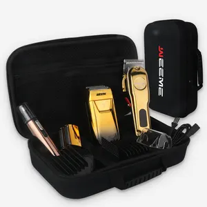 LCD Display Hair Clippers 3 Piece Set Hair Clippers Shaver Nose Hair Repair Machine Oil Head Carving Care Set