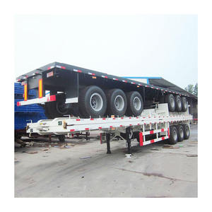 <span class=keywords><strong>Remolque</strong></span> de camión contenedor de <span class=keywords><strong>segunda</strong></span> <span class=keywords><strong>mano</strong></span> de 3 ejes, semi <span class=keywords><strong>remolque</strong></span> plano usado - Product Image 1