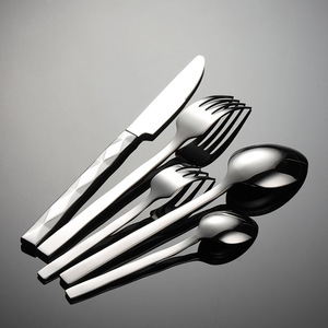 Juego de cubiertos de rombos de acero inoxidable para el hogar, cocina, restaurante, Hotel - Product Image 2