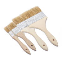 Pinceau à teinture pour bois de qualité supérieure, 1 pouce, 1,5 pouce, 2 pouces, 2,5 pouces, 3 pouces, 4 pouces, avec manche ergonomique pour une peinture de précision