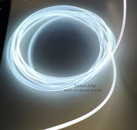 Luces de fibra óptica de brillo lateral de plástico MMA de 2mm, 3mm, 4mm, 5mm, 6mm, 8mm, 10mm, 12mm, 14mm, decoración de iluminación LED para Hotel KTV Club