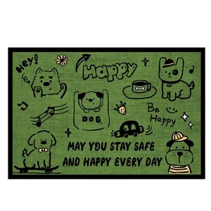 Cute Cartoon <b>Door</b> Mat Rectangle Stain Resistant Indoor Entrance Mat for Homes Blended Material <b>Spring</b> 2026 - Product Image 5