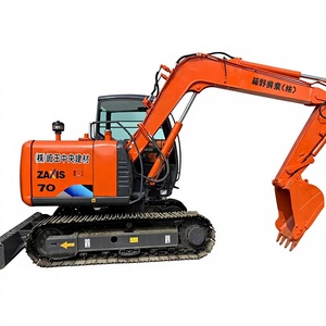 Excavadora Hidráulica Usada Hitachi ZX70 de 7 Toneladas con Diseño Innovador de Ahorro de Energía para Reparación de Carreteras Urbanas y Excavaciones - Product Image 1