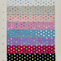 Cuir synthétique PVC à pois de 0,6 à 1,0 mm, résistant à l'abrasion, imperméable, pour trousses, sacs, cahiers