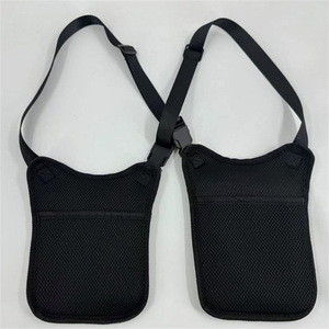 <b>Concealed</b> Underarm Backpack With Anti Theft Features For Outdoor Sports Hiking Camping Black Canvas 20-35L Expansion Design - Product Image 3