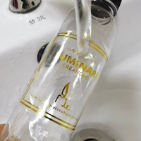 Autocollants pour bougies en papier transparent avec feuille d'or de luxe personnalisés, imperméables, adhésifs, impression laser, logo personnalisé, minimum 100