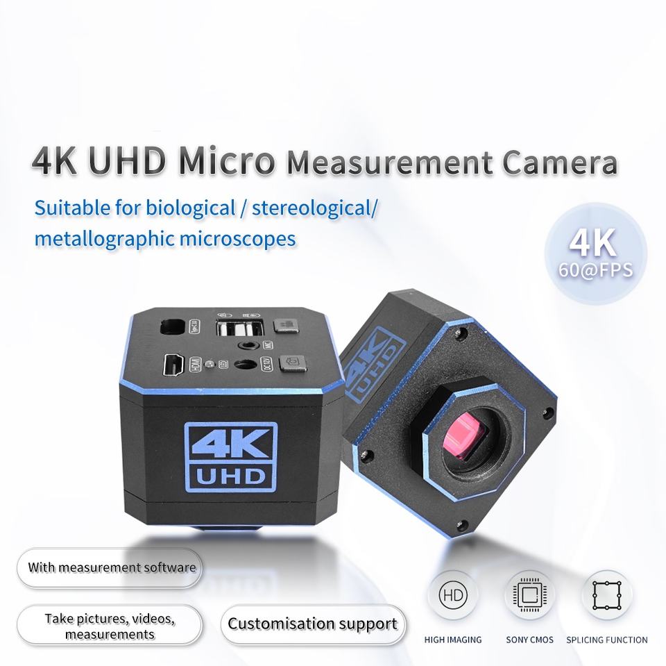 8MP 4K 60 FPS Microscope Camera for Digital Image Acquisition