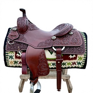 Sillín de Carreras Western de Cuero BS International con Estructura de Madera, Herrajes SUS304, Diseño Grabado Personalizado, Calidad Premium y Sostenible - Product Image 6