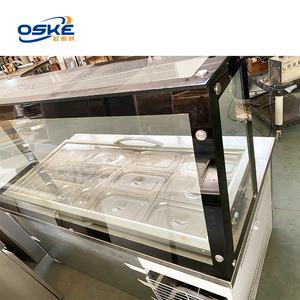 שולחן פרוטה נירוסטה חד בטמפרטורת יחיד עבור סלט טרי סנדוויץ 'מקורר אוויר עם מקרר - Product Image 3