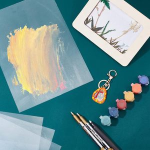 AHANDMAKER 20 pièces de feuilles de <span class=keywords><strong>polystyrène</strong></span> transparentes flexibles, épaisseur 0,01 pouce, 825x1175 pouces, pour la protection, l'artisanat et les modèles DIY - Product Image 5