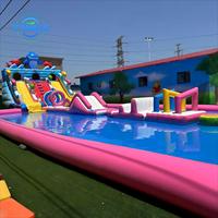 Parc de trampoline gonflable pour enfants en plein air 2025, personnalisable, été, autres châteaux gonflables aquatiques