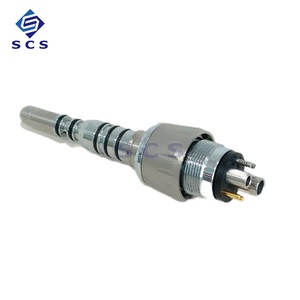 Instrumento Quirúrgico Clínico Manual de <span class=keywords><strong>6</strong></span> Orificios con Fibra Óptica, Pieza de Mano Dental Médica con LED y Acoplamiento Rápido - Product Image 4