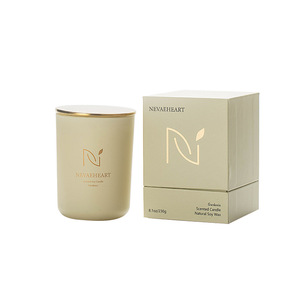 New Design <b>Soy</b> <b>Wax</b> Pillar Candle Holiday Father's Day Diwali Ramadan Scented Private Label Handmade Metal Lid Factory Custom ... - Product Image 1