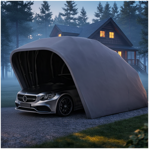 Garage per <span class=keywords><strong>auto</strong></span> pieghevole, tenda portatile in acciaio inossidabile, riparo per <span class=keywords><strong>auto</strong></span>, <span class=keywords><strong>tettoia</strong></span> per parcheggio. - Product Image 1