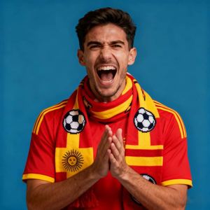 Écharpe personnalisée pour le football en polyester double face, imprimée numériquement avec logo personnalisé pour une utilisation promotionnelle - Product Image 3