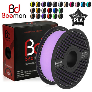 Filamento PLA BEEMON Morado de 1.75mm, 1kg, Alto Flujo, Fusión Rápida, Extrusión Suave, Consumibles para Impresora 3D, 28 Colores - Product Image 1