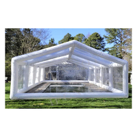 Dôme de piscine gonflable transparent et hermétique pour l'extérieur, abri de piscine, tente à bulles, certification EN14960, piscine personnalisable