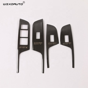 WZXD LHD Car Gear Shift Box Window Switch Cover Sticker Trim Strip Garnish Styling for City 2015 2021 - Product Image 5