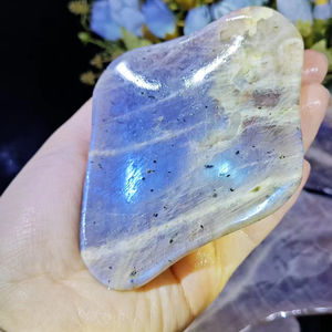 Gran oferta, cristal <span class=keywords><strong>de</strong></span> meditación Natural, productos espirituales, <span class=keywords><strong>piedra</strong></span> lunar azul brillante, cuenco <span class=keywords><strong>de</strong></span> forma libre, regalo <span class=keywords><strong>de</strong></span> decoración - Product Image 1